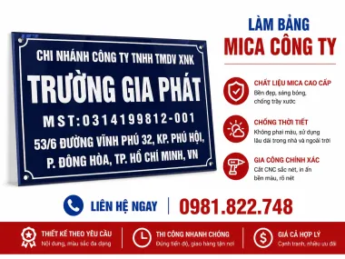 Bảng công ty 1