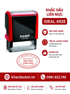 Khắc dấu oval ban chỉ huy