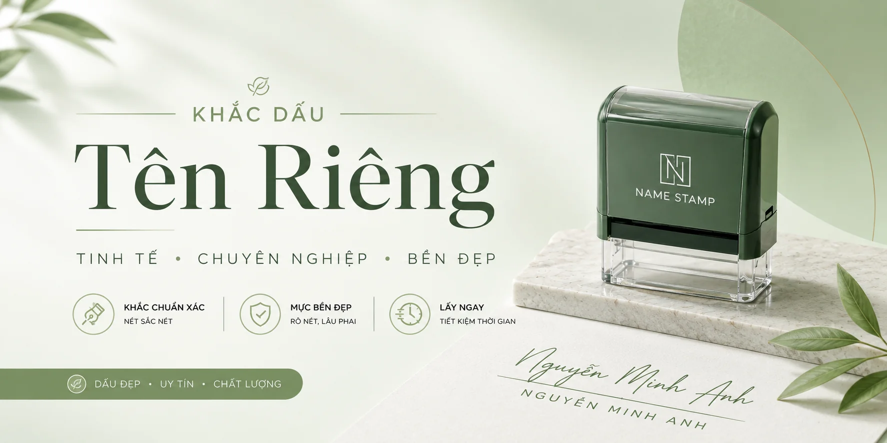 Khắc dấu tên